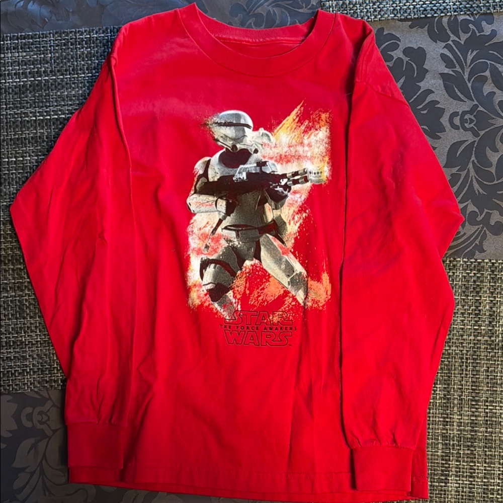Star Wars Red Long Sleeve Shirt